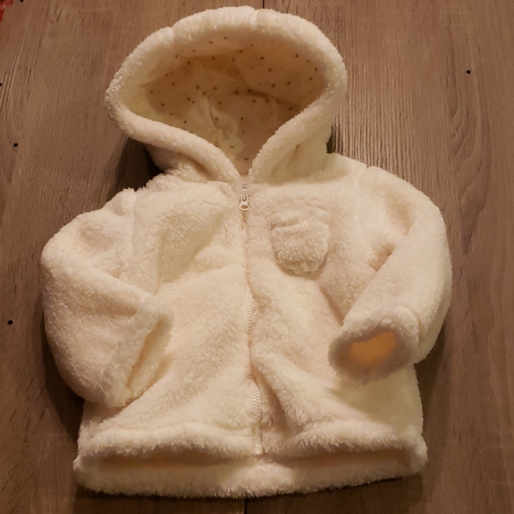 $6 w/ bundle! Baby Thick Soft White Sherpa Jacket